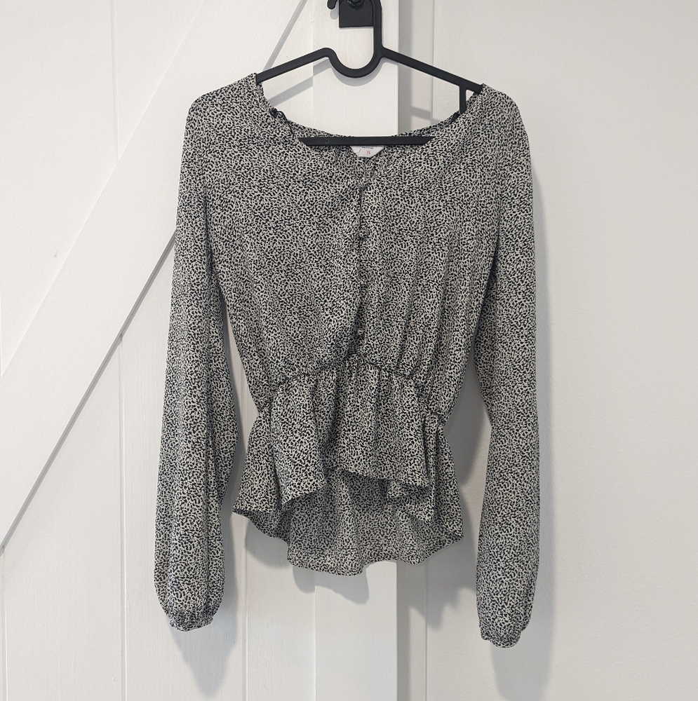 Sienna Sky Blouse Beige/Black XS